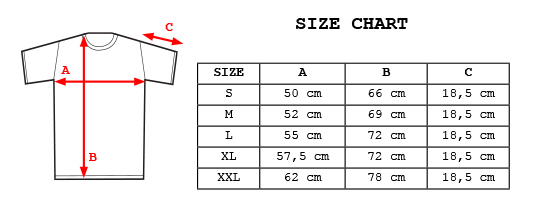 male size chart